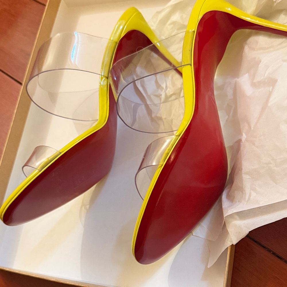 Christian Louboutin Just Nothing 85 Patent /Lining /PVC - Picture 4 of 6